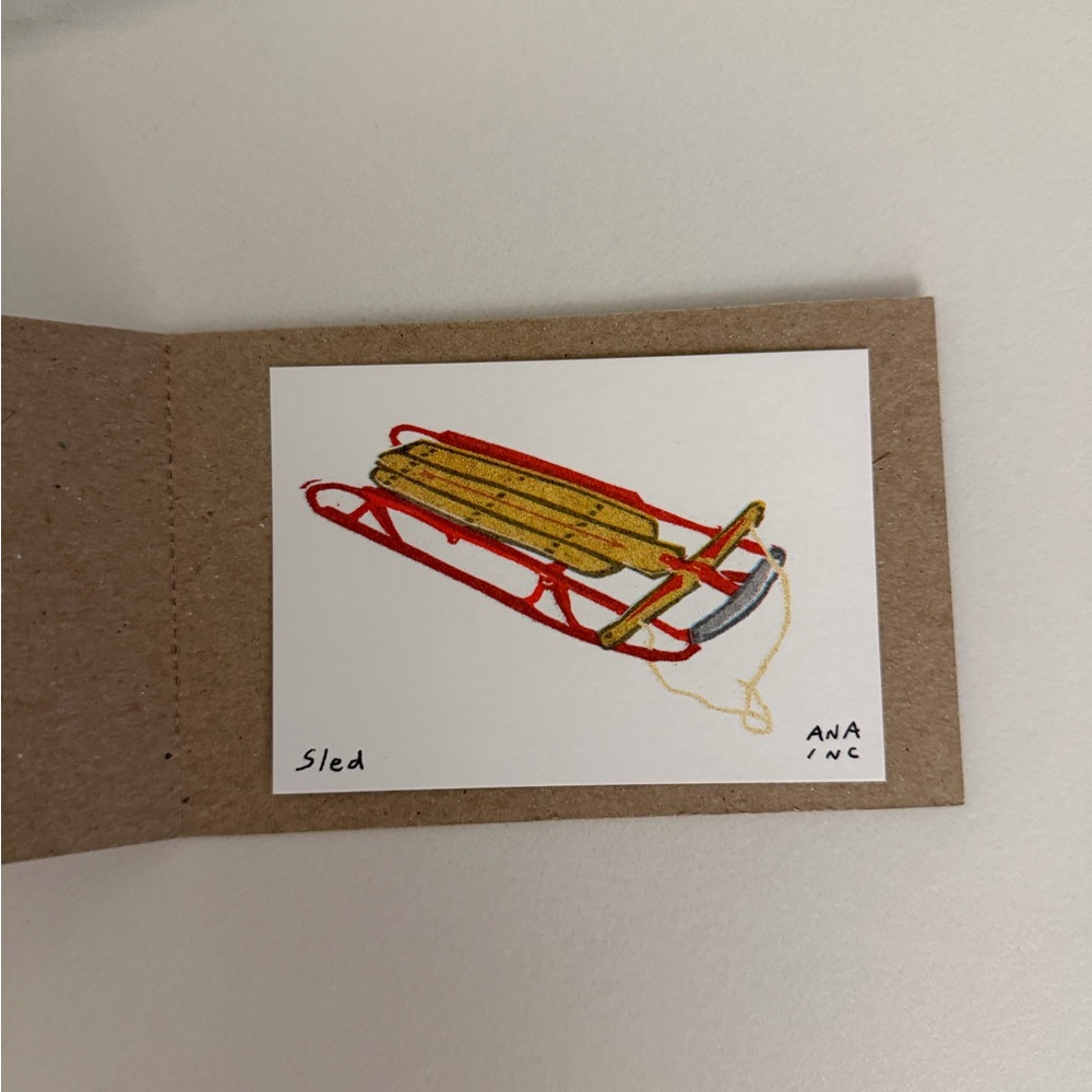Inciardi prints - sled x christmas edition